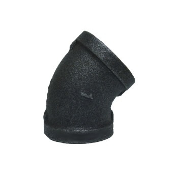 Black Elbow 45 deg